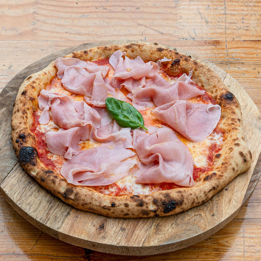 Jambon, Sauce tomate, mozzarella, jambon